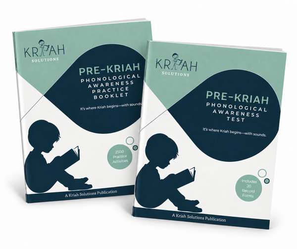 Pre-Kriah Phonological Awareness Set