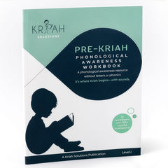 Pre-Kriah Phonological Awareness Workbook — Level 2 (5-Pack)