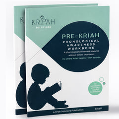 Pre-Kriah Phonological Awareness Workbook — Levels 1 & 2 (5-Pack)